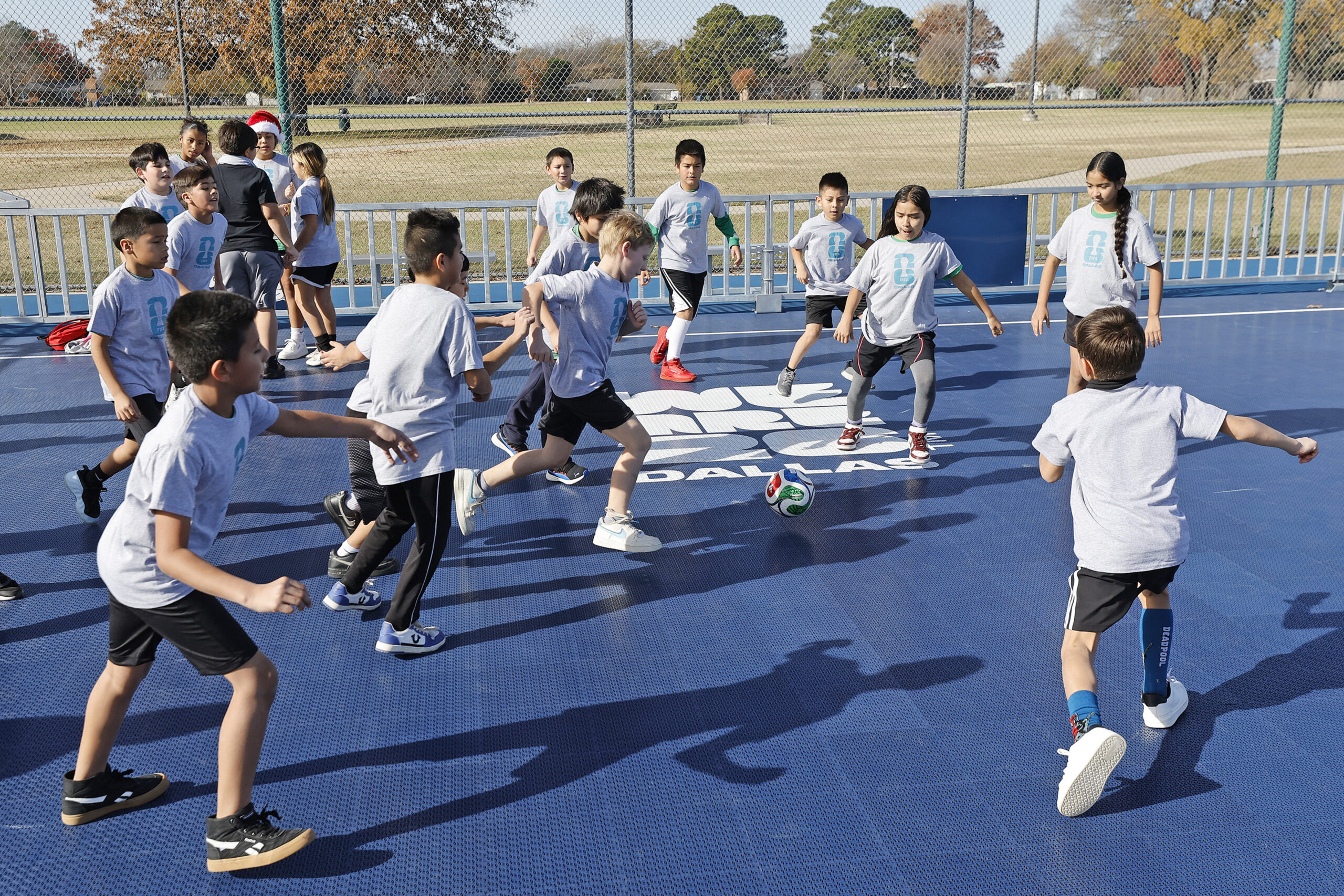 Read more about the article The North Texas FWC Organizing Committee, The National Soccer Roots, U.S. Soccer Foundation and The City of Lake Dallas Unveil Mini-Pitch at Lake Dallas City Park